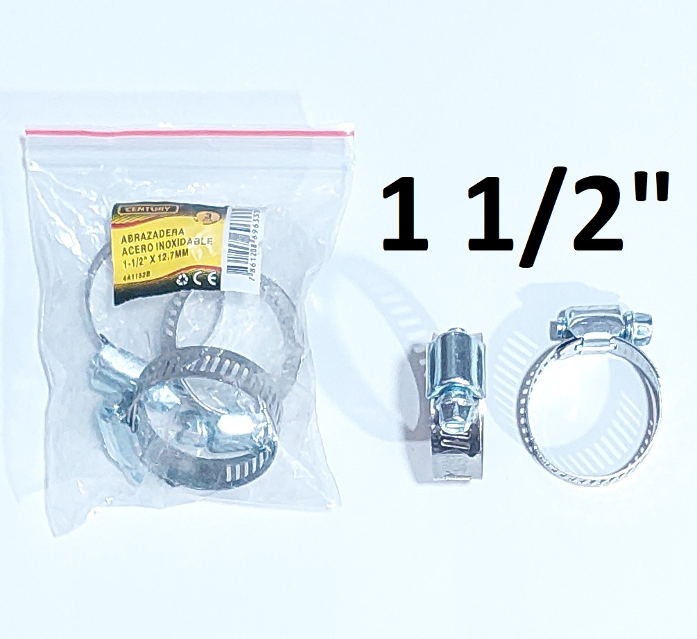 ABRAZADERA 1 1/2 X 12.7MM CENTURY AC.INOX