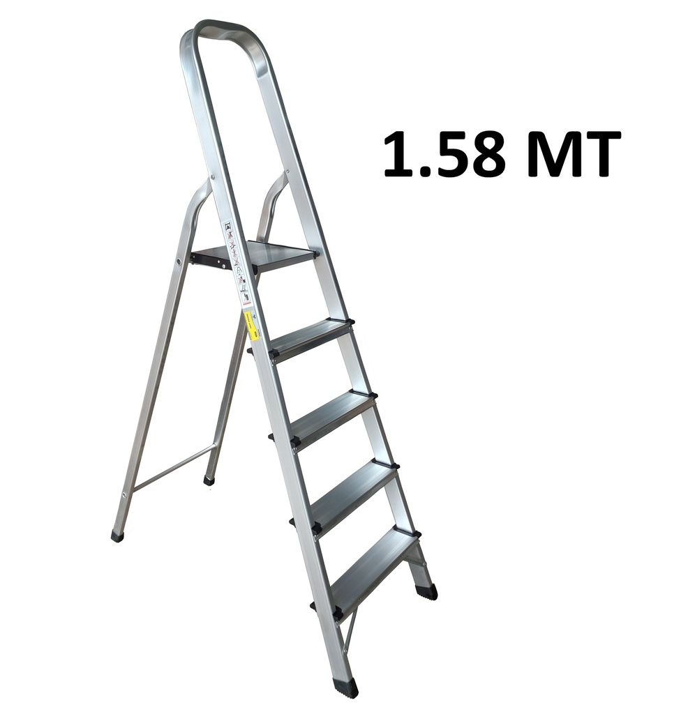 ESCALERA ALUMINIO 5 PIE 1.80MT. PRODIZTESA