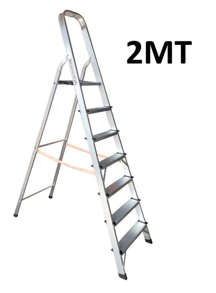 ESCALERA ALUMINIO 7 PIE 2MT. PRODIZTESA