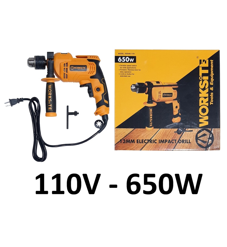 TALADRO DE IMPACTO 650W WORKSITE EID448