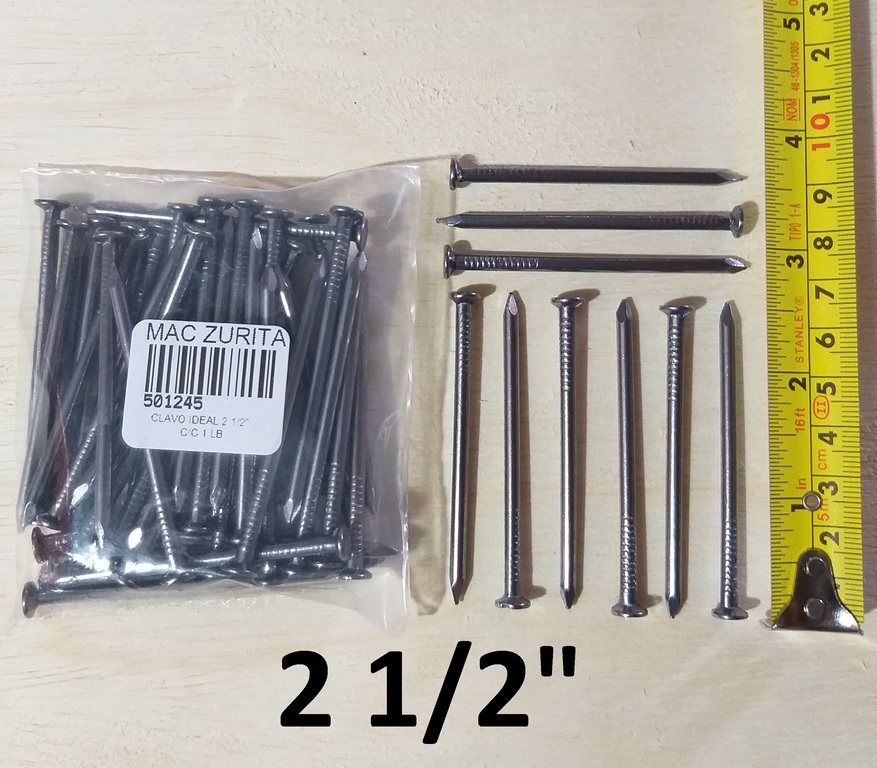 CLAVO IDEAL 2 1/2´´ LB  X 12 C/C KG.25KG