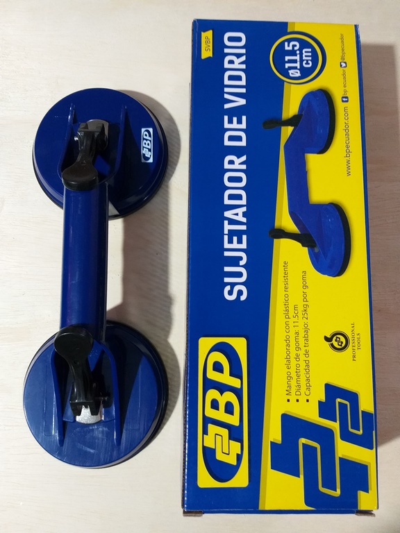 VENTOSA BP SUJETADOR DE VIDRIO 50KG