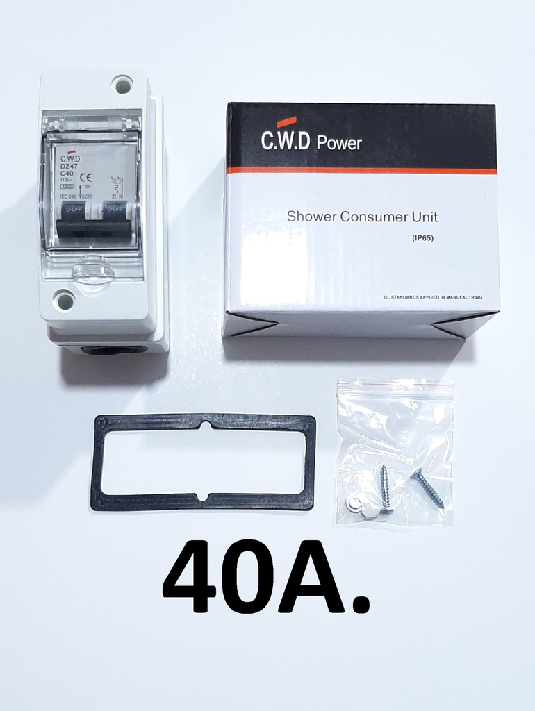 SWITCH DUCHA CWD 2X40AMP CAJA BREKER C/BREK 63AMP