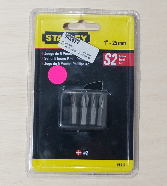 JGO PUNTAS STANLEY 5PCS ESTR.68014 PEQUE