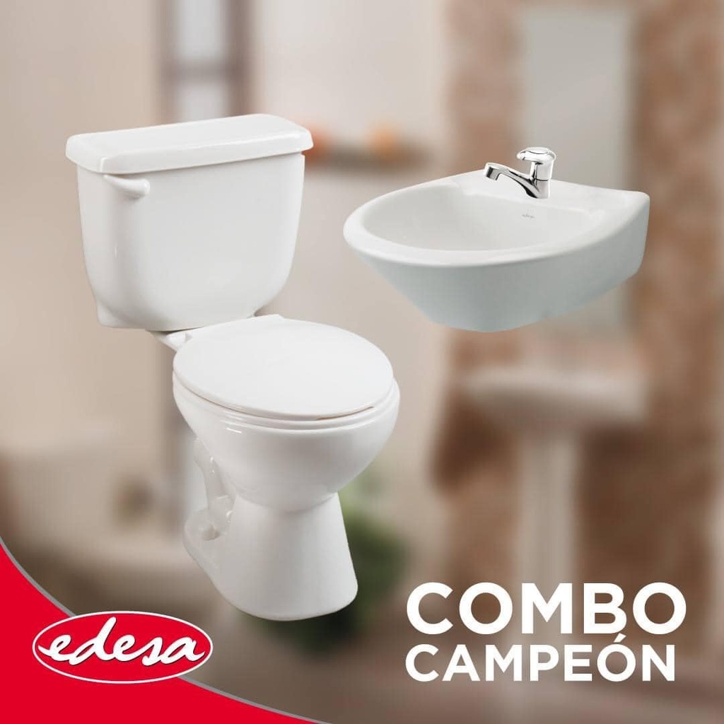 COMBO INOD.EDESA C/LLAVE PLASTICA BLANCO