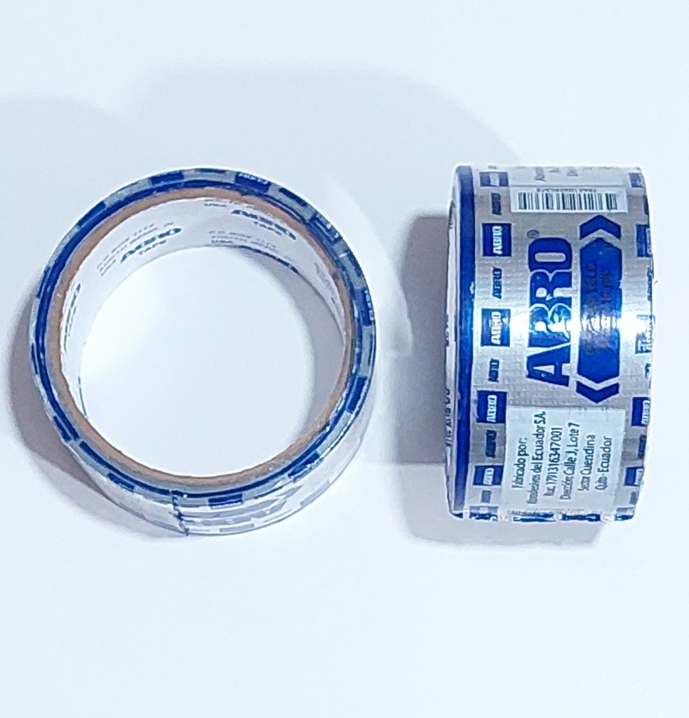 CINTA DUCTO ABRO TELA GRIS 2 X 10 YDS. 50 MM