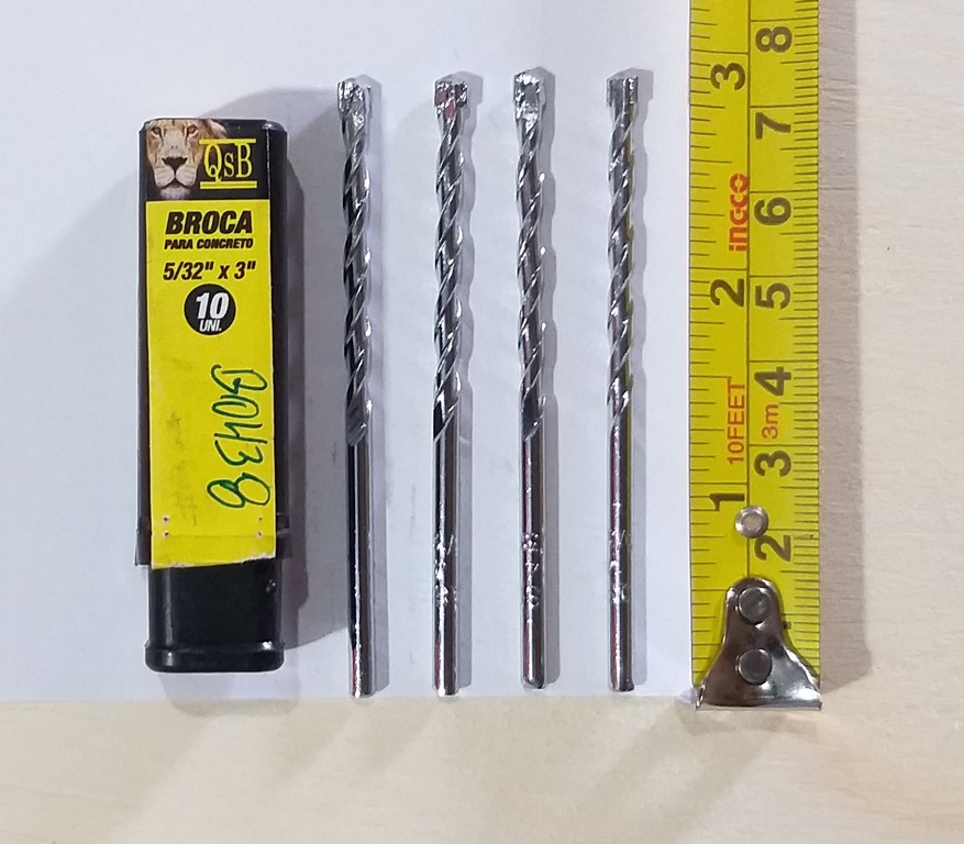 BROCA CONCRETO 5/32 X 3 QSB