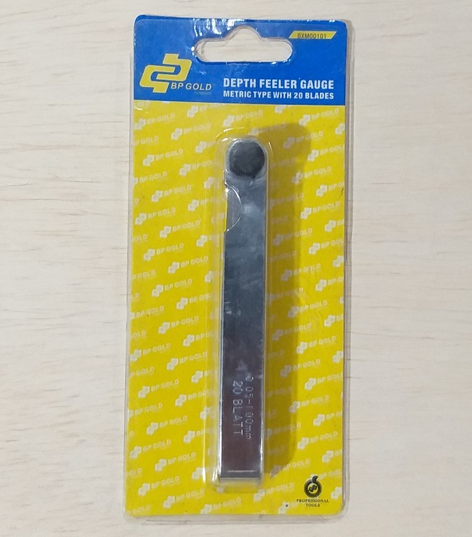 CALIBRADOR DE LAMINAS MILIMETRICO 20 HOJAS BXM00101 BP