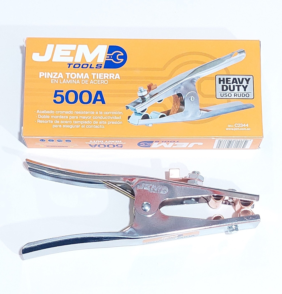 PINZA PARA TIERRA 500AMP JEM