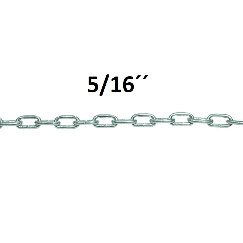 CADENA GALV 5/16 25 KG = 21.00M