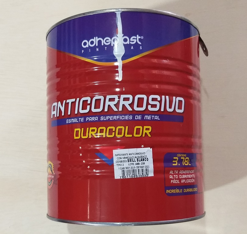 ANTICORROSIVO DURACOLOR BLANCO BRILL. GAL
