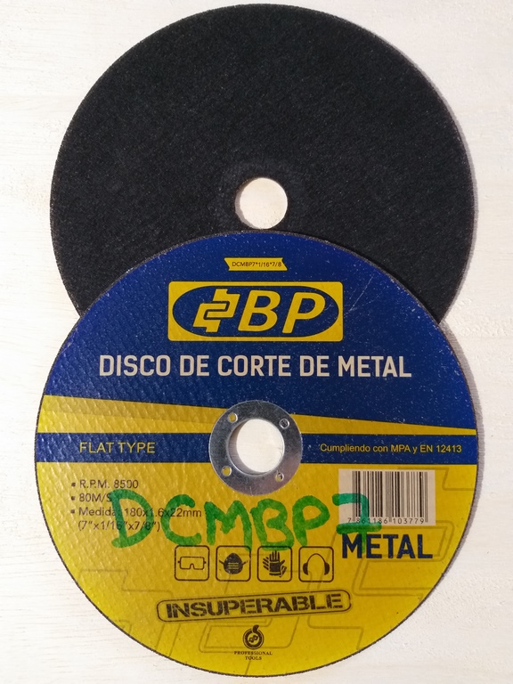 DISCO CORT.MET. 7 BP 1/16X7/8