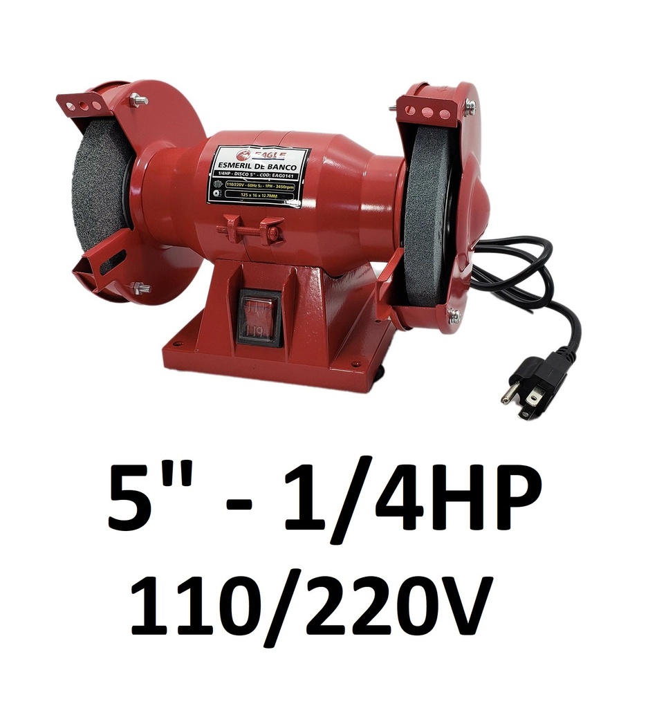 ESMERIL 5 1/4HP EAGLE 3450RPM 110/220V MD-125