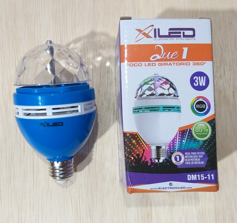 FOCO DISCOTECA XILED 3W GIRAT 360