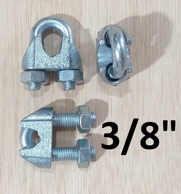 GRILLETE P/CABLE 3/8