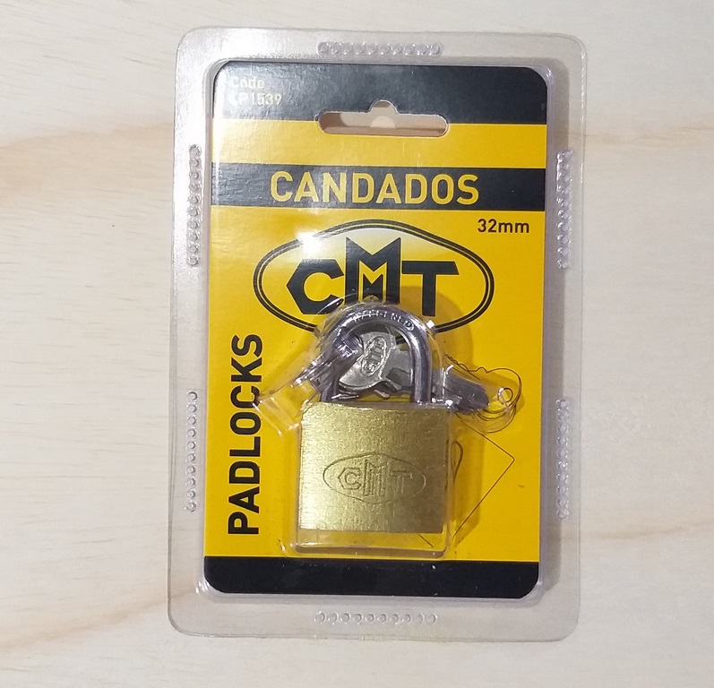 CANDADO CMT 32MM RECTANGULAR BLISTER