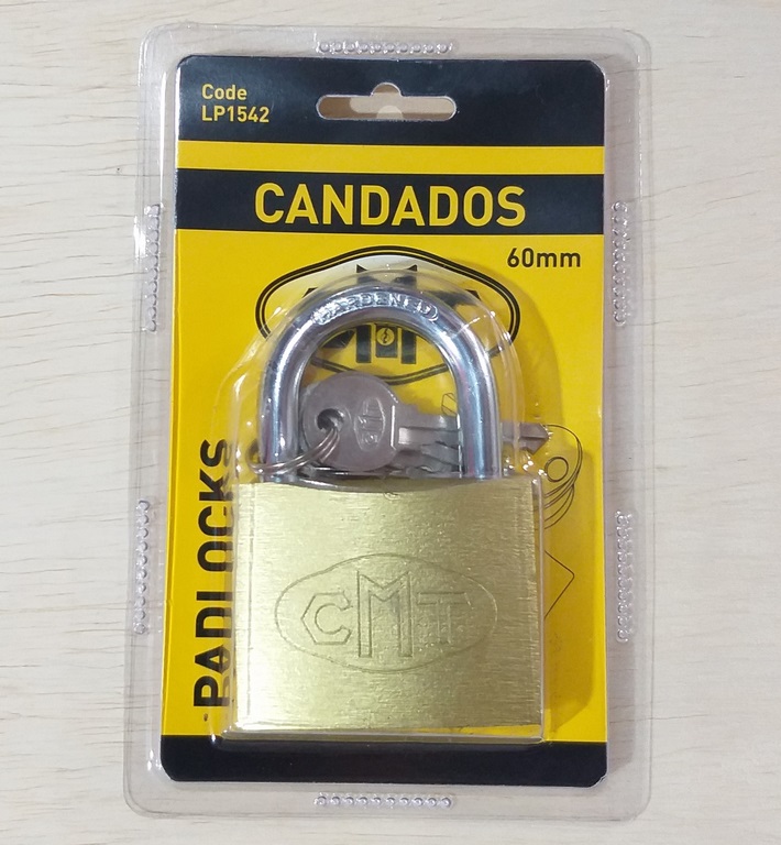 CANDADO CMT 60MM RECTANGULAR BLISTER