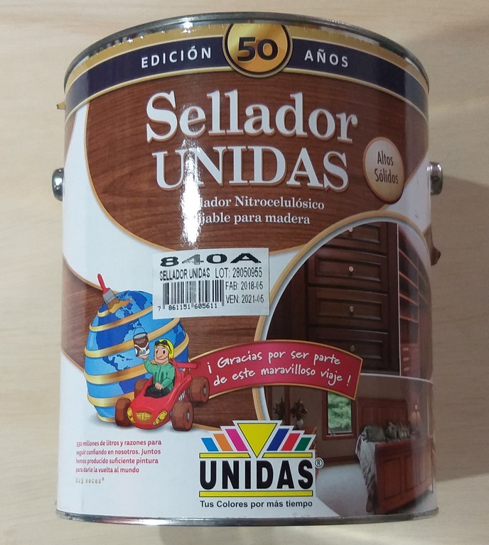 SELLADOR UNIDAS NITROCELULOSO GALON