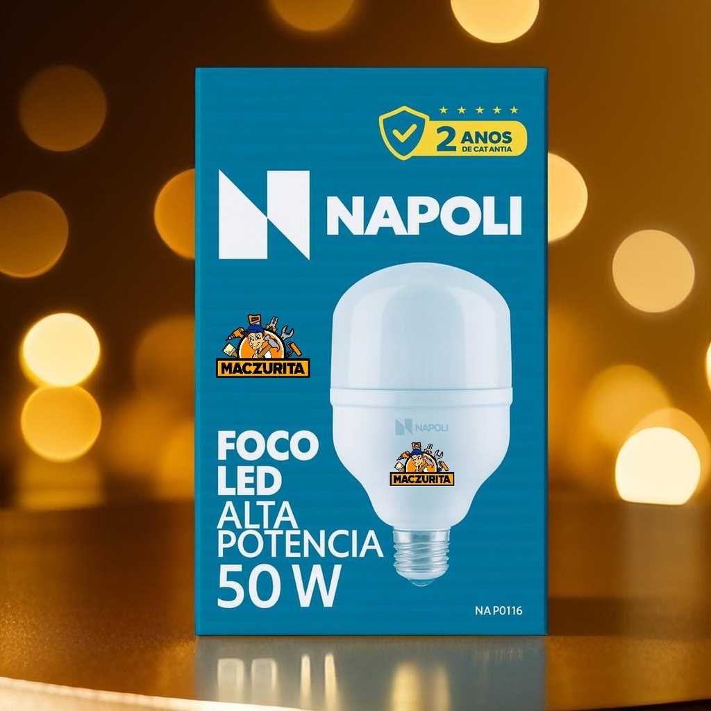 FOCO LED NAPOLI 50W 6500K 120V E27 4250LM