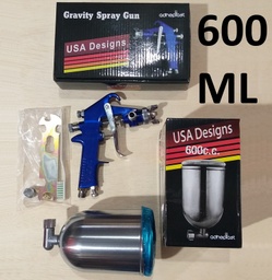 [6C1341C] PISTOLA P/PINTAR 600 ML F-75G CENTURY AZUL