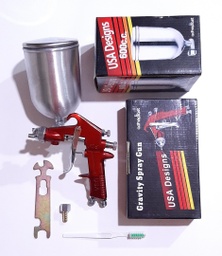[6C1341D] PISTOLA P/PINTAR 600 ML F-75G CENTURY ROJO