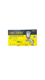 [624139] PISTOLA P/PINTAR 400ML CROWNMAN GRAVEDAD VASO ARRIBA