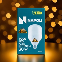 [NAP0114] FOCO LED NAPOLI 30W 6500K 120V E27 2550LM