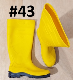 [3000043] BOTA 43 BOOTS 4X4 PVC S/F AMARILLA/AZUL