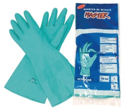 [310225] GUANTE NITRILO MASTER VERDE INDUSTRIAL AFELPADO