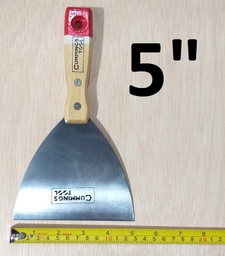 [32500] ESPATULA 5 CMT M/MADERA ROJO 0.5MM