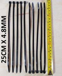 [361806] AMARRA PLASTICA 25CM X 4.8MM CONSUN NEGRA