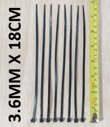 [36180NB] AMARRA PLASTICA 18CM X 3.6MM NEGRA CONSUN