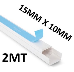 [36820] CANALETA PLAST. 15MMX10MMX2MT LUXAR C/ADHESIVO