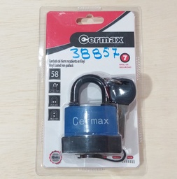[38857] CANDADO CERMAX 58MM PVC