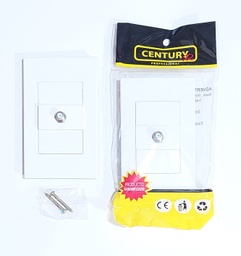 [4S90018] TOMA COAXIAL SIMPLE CENTURY BLANCO