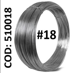 [510018] ALAMBRE GALV. 18 X LB 20KG IDEAL (1.25MM)