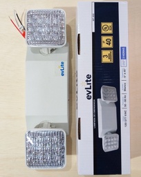 [554477] LAMPARA DE EMERGENCIA 2 LUCES 5.4W(LED) EVLITE