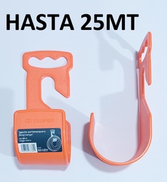 [579002] PORTA MANGUERA PLASTICA TIPO GANCHO HASTA 25M