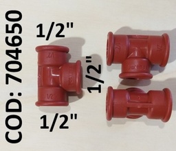 [704650] TEE AG CAL 1/2´´ POLIMEX
