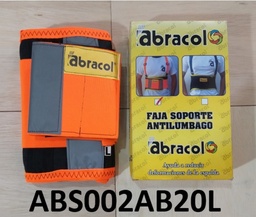 [ABS002AB20L] CINTURON PROT.COLUMN.ABRACOL L ANTIL/REFLECTIVO