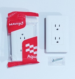 [EL080057] TOMA DOBLE POLARIZADO 15A 125/250V MARFIL AQUA