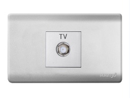 [EL080061] JACK TV COAXIAL BLANCO AQUA