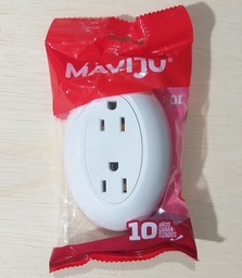[EL080078] TOMA S/P MAVIJU 15A 125/250V BLANCO