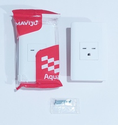 [EL080080] TOMA CORRIENTE 15A 250V MAVIJU NEMA BLANCO