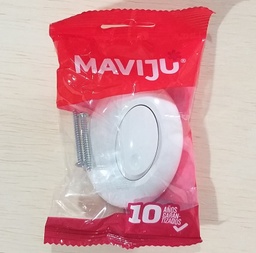 [EL100037] INTERRUPTOR S/P MAVIJU 10A 125-250V BLANCO AQUA