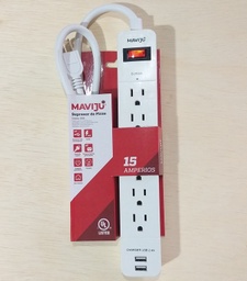 [EL130016] SUPRESOR PICO MAVIJU 6 ENCH + 2 USB