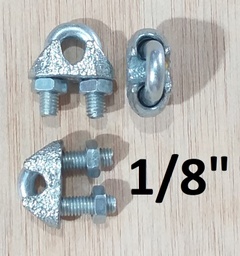 [G0084] GRILLETE P/CABLE 1/8