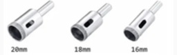 [G0131] BROCA COPA JGO SIERRA DIAMANTE 16-18-20 MM 3PCS