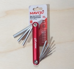 [HE043035] JGO LLAVE EXAGONALES TIPO NAVAJA YF700-72