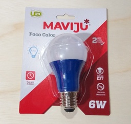 [IL070206] FOCO LED MAVIJU 6W AZUL E27